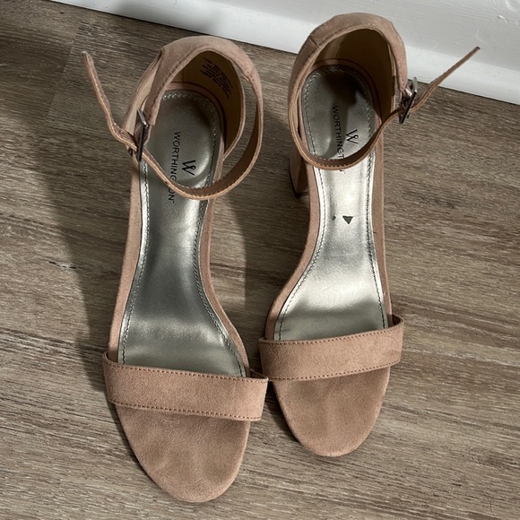 Mauve, Block heeled sandal - Picture 2 of 4